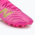 Fußballschuhe New Balance Schuhe Tekela Team Low V5 FG pink heat/metallic gold/pink satin 7