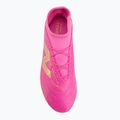 Kinder Fußballschuhe New Balance Tekela Team V5 pink heat/metallic gold/pink satin 5