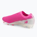 Fußballschuhe New Balance Furon Team V8 FG pink heat/sea salt/gold metallic 3