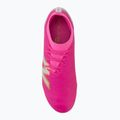 Fußballschuhe New Balance Furon Pro V8 FG pink heat/sea salt/gold metallic 5