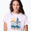 Damen Trekking-T-Shirt Columbia Ruby Springs Graphic Fitted white/get hiked 5