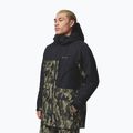 Herren Snowboardjacke Columbia Coreshot Print Greenscape Treebark Print/Black 4