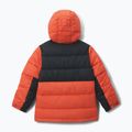 Gefütterte Jacke Kinder Columbia Pike Lake II Hooded zing/black 2