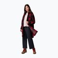 Damenbluse Columbia Wildbest Venture Long Fleece Coat mountain red blurred ombre 2