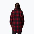 Damenbluse Columbia Wildbest Venture Long Fleece Coat mountain red blurred ombre 3