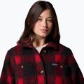 Damenbluse Columbia Wildbest Venture Long Fleece Coat mountain red blurred ombre 5