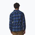 Herrenhemd Columbia Flare Gun Stretch Flannel Mountain Blue Trails Edge Plaid 3