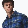 Herrenhemd Columbia Flare Gun Stretch Flannel Mountain Blue Trails Edge Plaid 6