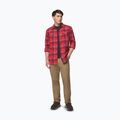 Herrenhemd Columbia Flare Gun Stretch Flannel mtn red trails edge plaid 2