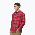 Herrenhemd Columbia Flare Gun Stretch Flannel mtn red trails edge plaid 4