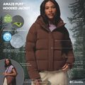 Damen-Daunenjacke Columbia Amaze Puff Hooded tobacco 17