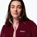 Damen-Fleecejacke Columbia Benton Springs 1/2 Snap rich wine/eraser pink 5