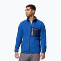 Herren Fleecejacke Columbia Fast Trek Overlay Full Zip mt blue/coll navy