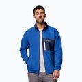 Herren Fleecejacke Columbia Fast Trek Overlay Full Zip mt blue/coll navy 5