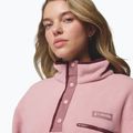 Damen-Fleecejacke Columbia Helvetia II Cropped Half Snap Fleece eraser pink/fig/rich wine 5