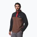 Herren-Fleecejacke Columbia Steens Mountain Half Snap II tobacco/black/mtn red 4