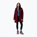 Damen-Fleecemantel Columbia Panorama Long rich wine 2