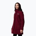 Damen-Fleecemantel Columbia Panorama Long rich wine 4
