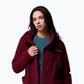Damen-Fleecemantel Columbia Panorama Long rich wine 6