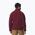Herren-Fleecejacke Columbia Helvetia II Half Snap Fleece rich wine 3