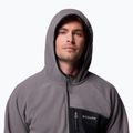 Herren-Hoodie Columbia Fast Trek Overlay Hooded city grey/black 6