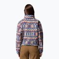 Damen-Fleecejacke Columbia Helvetia II Printed Cropped Half Snap sea salt/retrotee 3