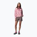Damen-Fleecejacke Columbia Helvetia II Printed Cropped Half Snap rosette/sprayflower 2