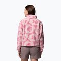 Damen-Fleecejacke Columbia Helvetia II Printed Cropped Half Snap rosette/sprayflower 3