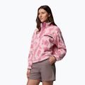 Damen-Fleecejacke Columbia Helvetia II Printed Cropped Half Snap rosette/sprayflower 4
