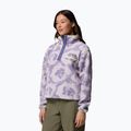 Damen-Fleecejacke Columbia Helvetia II Printed Cropped Half Snap stormwatch/sprayflower 4