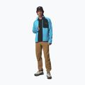 Herren Trekking-Sweatshirt Columbia Triple Canyon Grid Fleece Full Zip II compass blue heather/black 2