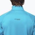 Herren Trekking-Sweatshirt Columbia Triple Canyon Grid Fleece Full Zip II compass blue heather/black 7