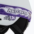 Kinder-Skihelm Salomon Player Combo + Skibrille XV Jr ice flow/ice flow mid blue 7