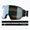 Skibrille Salomon S/View 3 black/ml light blue 5