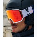 Skibrille Salomon S/View 3 white/ml mid red 6