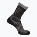 Socken Salomon Aero Crew black coffee/iron
