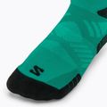 Socken Salomon Aero Crew dynasty green/waterfall 4