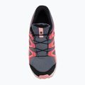 Kinder-Laufschuhe Salomon Speedcross Waterproof grisaille/hushed violet/rouge red 5