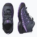 Salomon XA Pro V8 MID WP Kinder Wanderschuhe Turbulenz / schwarz / Freiheit 12
