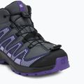 Salomon XA Pro V8 MID WP Kinder Wanderschuhe Turbulenz / schwarz / Freiheit 7