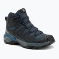 Herren-Trekking-Stiefel Salomon X Ultra 360 Mid GTX blaue Nächte / dunkel navy / dunkelblau