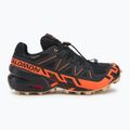 Herren-Laufschuhe Salomon Speedcross 6 GTX schwarz/shocking orange/white pepper 2