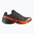 Herren-Laufschuhe Salomon Speedcross 6 GTX schwarz/shocking orange/white pepper 2