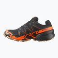 Herren-Laufschuhe Salomon Speedcross 6 GTX schwarz/shocking orange/white pepper 3