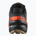 Herren-Laufschuhe Salomon Speedcross 6 GTX schwarz/shocking orange/white pepper 4