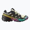 Damen-Laufschuhe Salomon Speedcross 6 GTX transparent gelb/schwarz/wasserfall 8