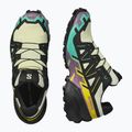 Damen-Laufschuhe Salomon Speedcross 6 GTX transparent gelb/schwarz/wasserfall 12
