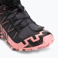 Damen-Laufschuhe Salomon Speedcross 6 GTX nine iron/schwarz/flamingo pink 7