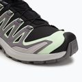 Damen Laufschuhe Salomon XA PRO 3D V9 GTX schwarz/patina grün/grau violett 7