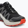Herren-Laufschuhe Salomon Speedcross Peak GTX schwarz/castlerock/cherry tomato 7